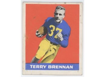 1948 Leaf Terry Brennan
