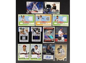 Lot Of (13) Baseball Autograph And Game Worn Relic Cards