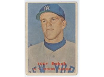 1957 Topps Tony Kubek