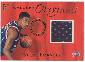 2000 Topps Gallery Originals Steve Francis Rookie Relic