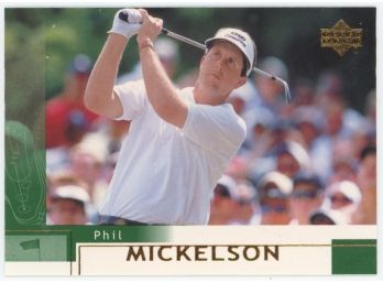 2001 Upper Deck Phil Mickelson Rookie