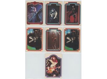 Lot Of (7) 1978 KISS Rock Cards