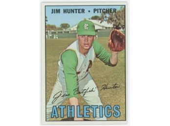 1967 Topps Jim 'Catfish' Hunter