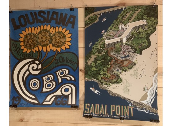 Lot Of 2 Art Posters