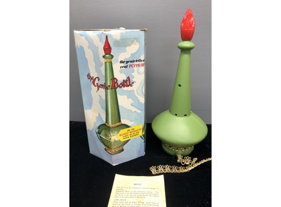 Vintage Genie Bottle Toy In Box