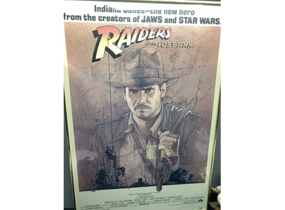 Original Indiana Jones Raiders Of The Lost Ark Movie Poster