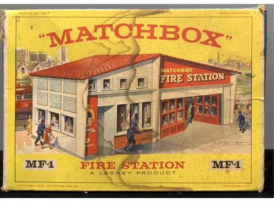 Matchbox Fire Station In Box