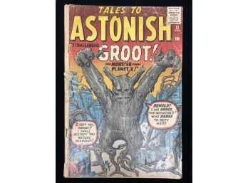 Tales To Astonish #13 First Appearance Of Groot