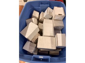 Large Bin Full Of 1990s Sports Cards Complete Sets