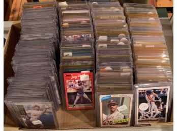 Tray Lot Of 1990s Baseball Cards