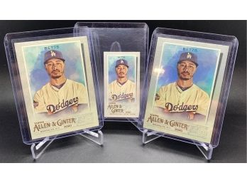 2020 Allen And Ginter Mookie Batts (3) Card Lot