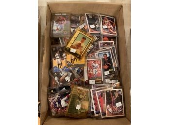 Tray Lot Of 1990s Sports Cards