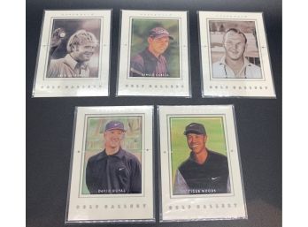 2001 Upper Deck Golf Gallery Complete Set With Tiger Woods