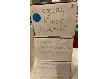 Lot Of (3) 1990s Basketball Complete Sets