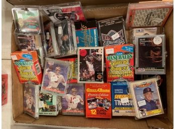 Tray Lot Of Sports Cards Set