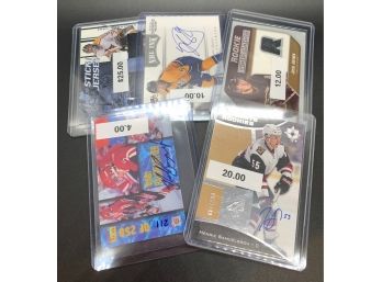Hockey Game Used And Autograph Lot