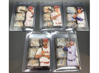 2016 Stadium Club Contact Sheet Complete Insert Set With Trout And Harper