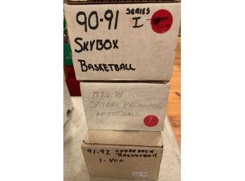 Lot Of (3) 1990s Basketball Complete Sets
