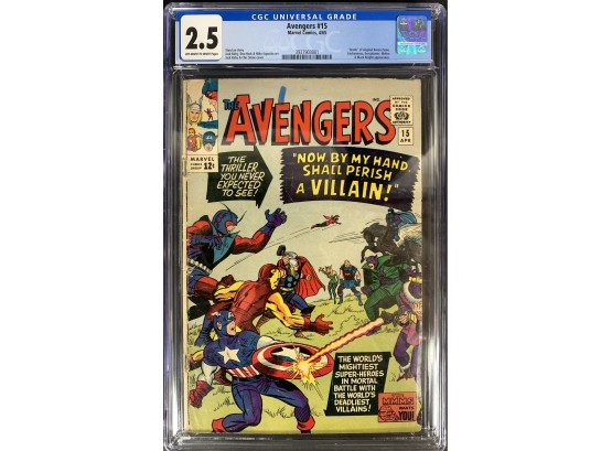 Avengers #15 CGC 2.5