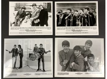 Lot Of (4) Beatles Press Photos