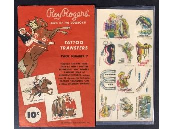 1948 Roy Rogers Tattoo Transfer Kit