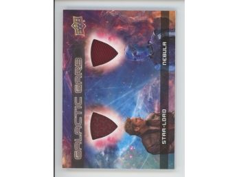 2017 Upper Deck Guardians Of The Galaxy Star-Lord/ Nebula Dual Film Used Relic