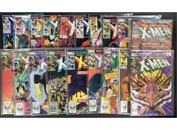 Large Lot Of Uncanny X-Men Comic Books