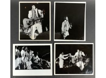 Lot Of (4) Elvis Presley Related AP Wire Photos