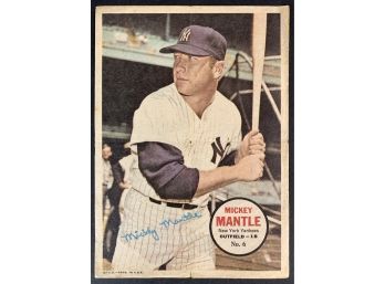 1967 Topps Posters Mickey Mantle