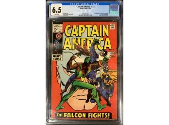 Captain America #118 CGC 6.5 2nd App Falcon