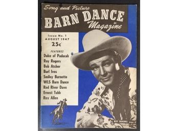 1947 Barn Dance Issue #1 Roy Rogers Cover