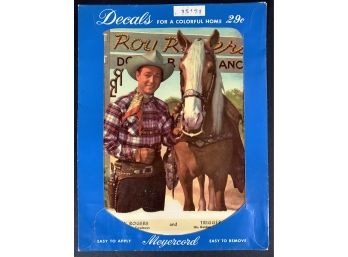 Vintage Roy Rogers Meyercord Decals In Package