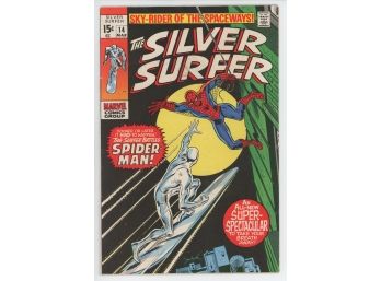 Silver Surfer #14 Spider-man Cover