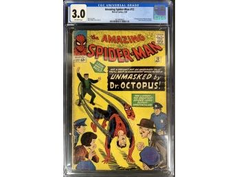 Amazing Spiderman #12 CGC 3.0 3rd App Doctor Octopus