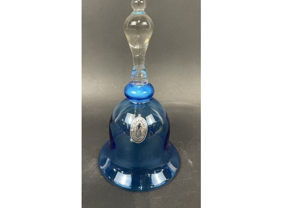 Cobalt Blue Bell By Pilgrim Glass