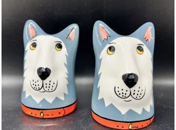 Salt And Pepper Shakers Of Dog