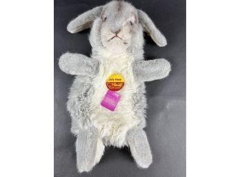 Vintage Steiff Jolly Hase Rabbit Puppet With Ear Button And Tag - Germany