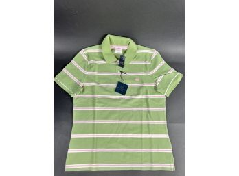 Womens Brooks Brothers Polo Shirt New With Tags Size Medium
