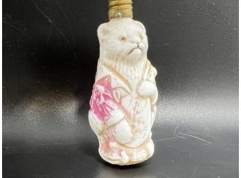 Antique German Figural Hand Painted Christmas Light Bulb