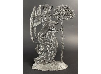 Pewter Figure Of An Angel Made By Seagull