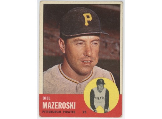 1963 Topps Bill Mazeroski