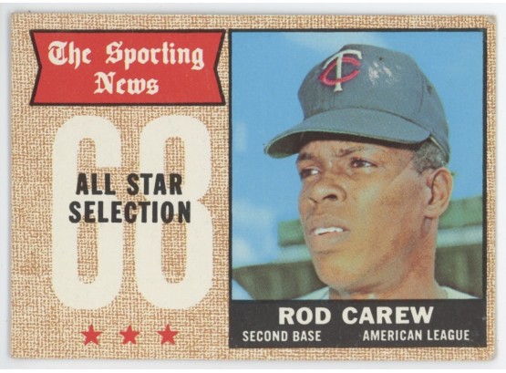 1968 Topps Rod Carew All Star