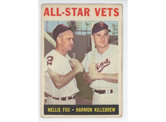 1964 Topps All-star Vets Harmon Killebrew/ Nellie Fox