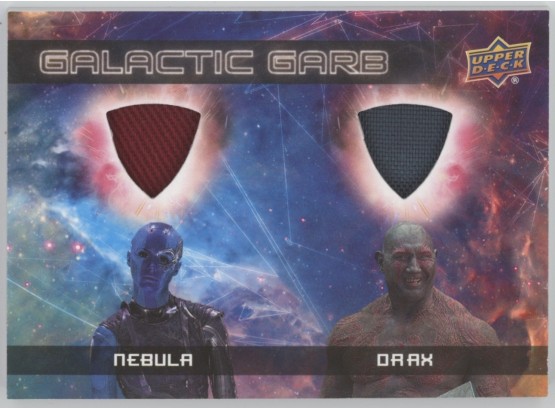 2017 Upper Deck Guardians Of The Galaxy Nebula/ Drax Film Used Relic