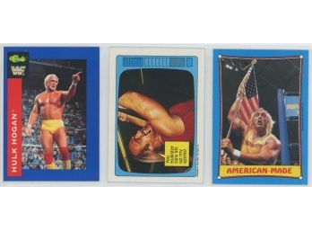 Hulk Hogan WWF (3) Card Lot