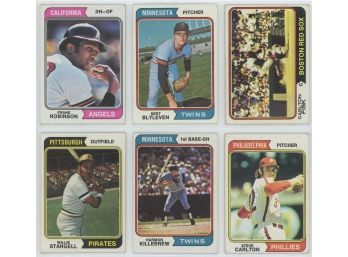1974 Topps Baseball Stars Lot