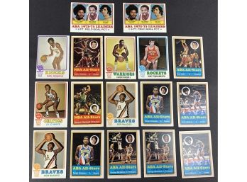 1973 Topps Basketball Stars Lot