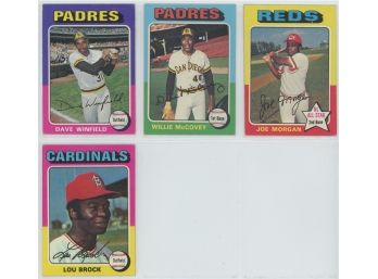 1975 Topps Baseball Stars Lot