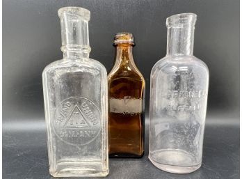 Collection Of Antique Bottles