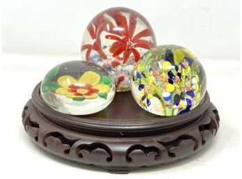 Collection Of Glass Paperweights